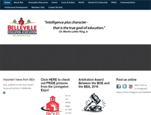 Tablet Screenshot of bellevilleunited.org